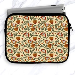 Floral Design Apple Ipad 2/3/4 Zipper Cases