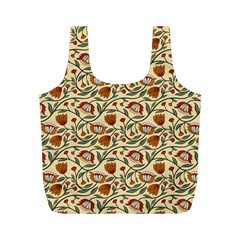 Floral Design Full Print Recycle Bag (m)