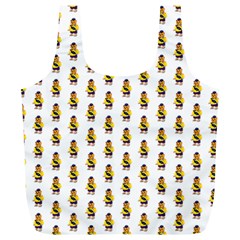 Teddy Pattern Full Print Recycle Bag (xl)