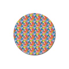 Abstract Pattern Magnet 3  (round)