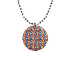 Abstract Pattern 1  Button Necklace