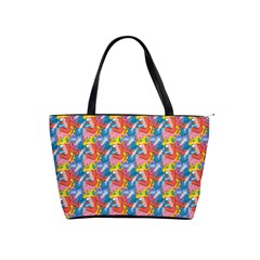 Abstract Pattern Classic Shoulder Handbag