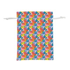 Abstract Pattern Lightweight Drawstring Pouch (L)