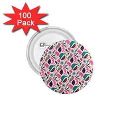 Multi Colour Pattern 1 75  Buttons (100 Pack) 