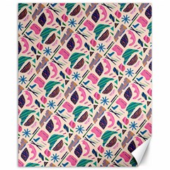 Multi Colour Pattern Canvas 16  X 20  by designsbymallika