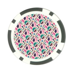 Multi Colour Pattern Poker Chip Card Guard