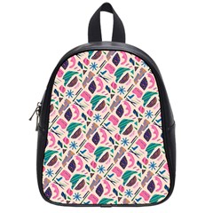 Multi Colour Pattern School Bag (small)