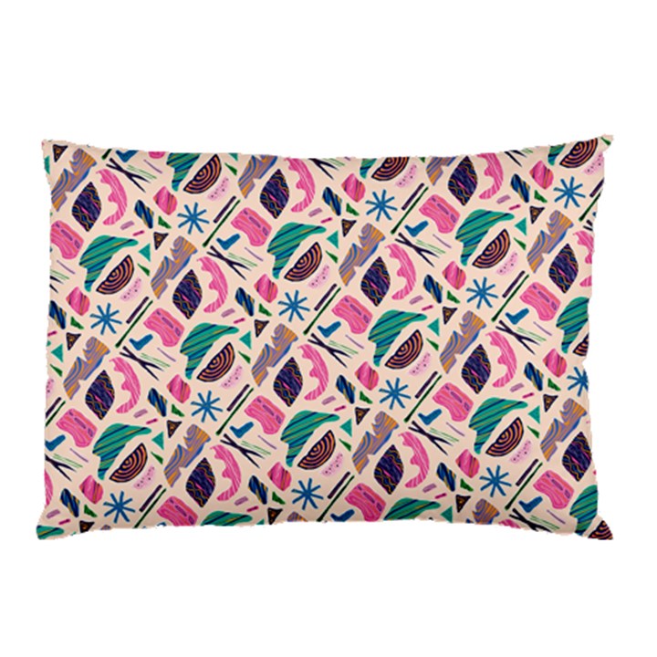 Multi Colour Pattern Pillow Case (Two Sides)