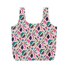 Multi Colour Pattern Full Print Recycle Bag (m)