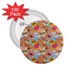 Pop Culture Abstract Pattern 2 25  Buttons (100 Pack) 