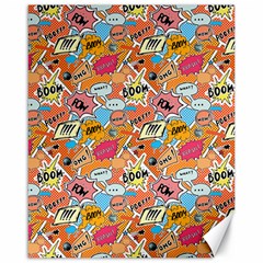 Pop Culture Abstract Pattern Canvas 16  X 20 