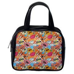 Pop Culture Abstract Pattern Classic Handbag (one Side)