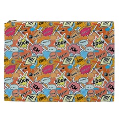 Pop Culture Abstract Pattern Cosmetic Bag (xxl)