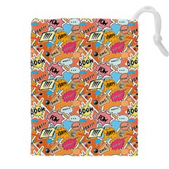 Pop Culture Abstract Pattern Drawstring Pouch (4xl)