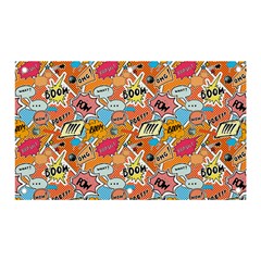 Pop Culture Abstract Pattern Banner And Sign 5  X 3  by designsbymallika