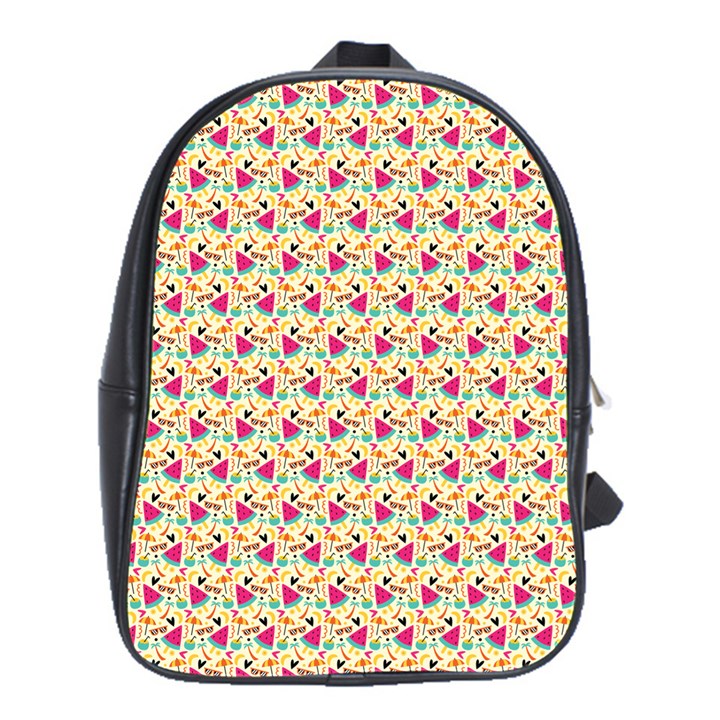 Summer Watermelon Pattern School Bag (Large)