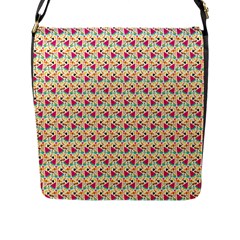 Summer Watermelon Pattern Flap Closure Messenger Bag (l)