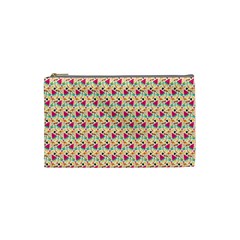 Summer Watermelon Pattern Cosmetic Bag (small) by designsbymallika