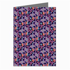 Trippy Cool Pattern Greeting Cards (Pkg of 8)