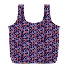 Trippy Cool Pattern Full Print Recycle Bag (L)