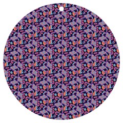Trippy Cool Pattern Uv Print Acrylic Ornament Round