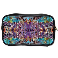 Amethyst On Turquoise Toiletries Bag (one Side)