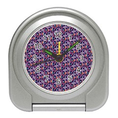 Trippy Cool Pattern Travel Alarm Clock