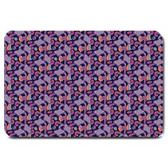 Trippy Cool Pattern Large Doormat