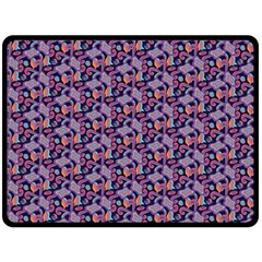 Trippy Cool Pattern Two Sides Fleece Blanket (large)