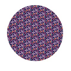 Trippy Cool Pattern Mini Round Pill Box (pack Of 5)