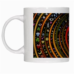 Swirl Vortex Emoji Cyclone Motion Art White Mug