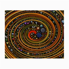 Swirl Vortex Emoji Cyclone Motion Art Small Glasses Cloth by Paksenen