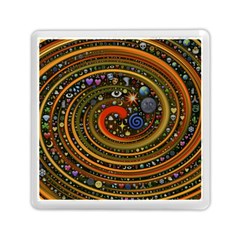 Swirl Vortex Emoji Cyclone Motion Art Memory Card Reader (square)