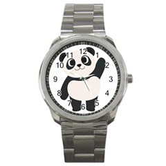Hello Panda  Sport Metal Watch