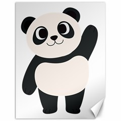 Hello Panda  Canvas 12  X 16 