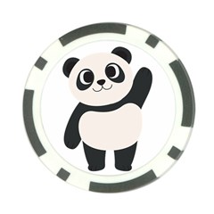 Hello Panda  Poker Chip Card Guard by MyNewStor