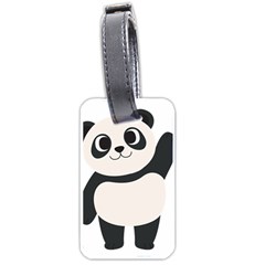 Hello Panda  Luggage Tag (one Side) by MyNewStor