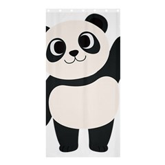 Hello Panda  Shower Curtain 36  X 72  (stall) 