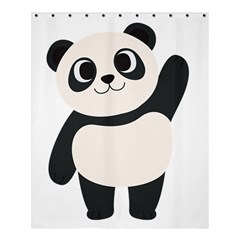 Hello Panda  Shower Curtain 60  X 72  (medium) 