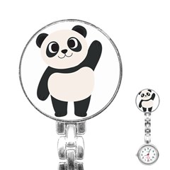 Hello Panda  Stainless Steel Nurses Watch