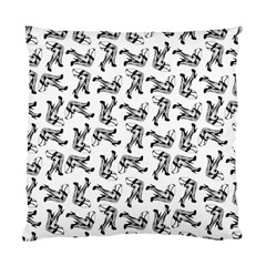 Erotic Pants Motif Black And White Graphic Pattern Black Backgrond Standard Cushion Case (two Sides) by dflcprintsclothing