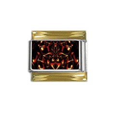 Year Of The Dragon Gold Trim Italian Charm (9mm)