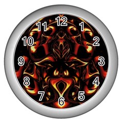 Year Of The Dragon Wall Clock (silver)