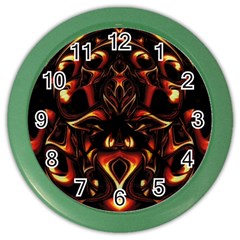 Year Of The Dragon Color Wall Clock by MRNStudios