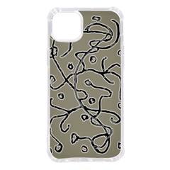 Sketchy Abstract Artistic Print Design Iphone 14 Plus Tpu Uv Print Case