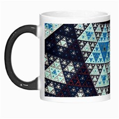 Fractal Triangle Geometric Abstract Pattern Morph Mug