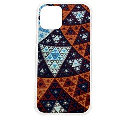 Fractal Triangle Geometric Abstract Pattern Iphone 12 Pro Max Tpu Uv Print Case by Cemarart