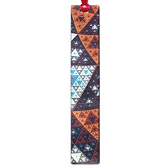 Fractal Triangle Geometric Abstract Pattern Large Book Marks