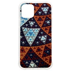 Fractal Triangle Geometric Abstract Pattern Iphone 12/12 Pro Tpu Uv Print Case by Cemarart