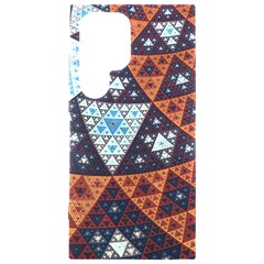 Fractal Triangle Geometric Abstract Pattern Samsung Galaxy S24 Ultra 6 9 Inch Black Tpu Uv Case by Cemarart